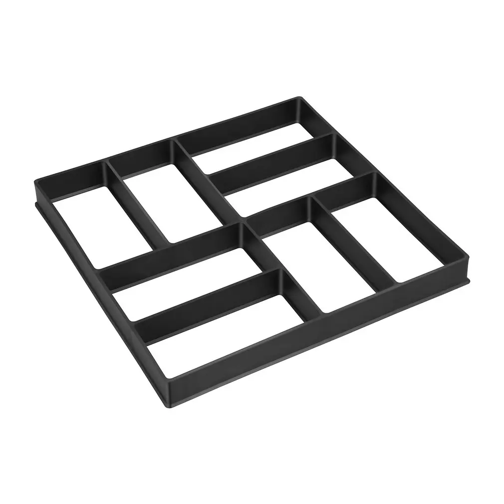 DIY садовый путь сделать плесень ходьбы тротуара бетонные формы мощения цемента