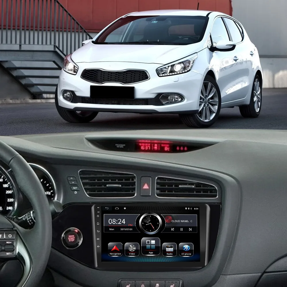 Автомобильный DVD мультимедийный плеер 2 Гб ОЗУ Android для KIA Cee 'd CEED JD 2012 2013 2014 2015 2016