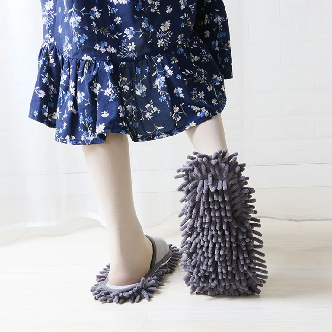 Новинка тапочки для чистки пола мягкие домашние Швабра обувь уборки