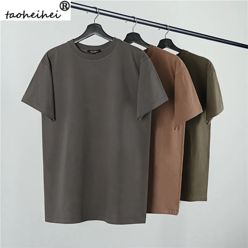19ss сезон 6 мужские футболки оверсайз Kanye West Высококачественная модная футболка