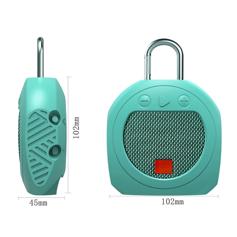 

Bluetooth-compatible Speaker Cover Compatible with-JBL Clip3 Clip 3 Speaker Sweatproof Anti-fall Skin-friendly Material