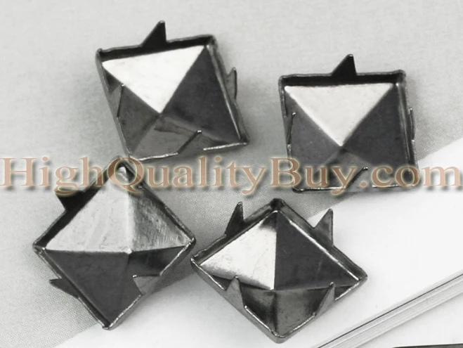 100 шт./лот 10 мм шпильки в виде пирамиды панк-гвозди шипы заклепки для сумки обуви