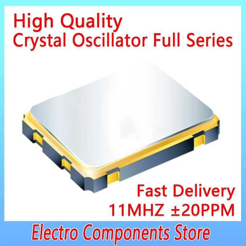 

5PCS/Lot 4Pin 2520 2.5*2.0mm Quartz Crystal Oscillator 11MHZ 1.8V 20PPM Programmable SMD Chip Active Crystal Oscillator OSC