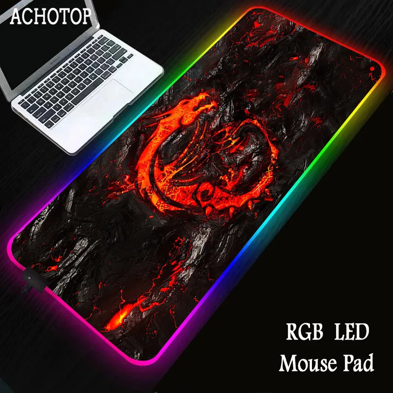 

MSI RGB Gaming Large Mouse Pad Led Computer Waterproof Mousepad with Backlight Carpet for Keyboard Desk Mat