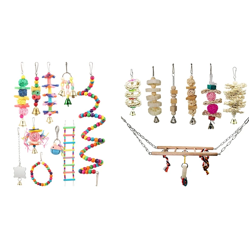 

Комбинации игрушка попугай птица изделия попугай укус игрушки птицы с клетка для попугая птиц игрушки