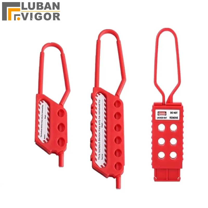 Фото Insulated Velcro lock 3 holes 6 holes Safety row lock Multi-person management chain lock,Power equipment pad lock №1