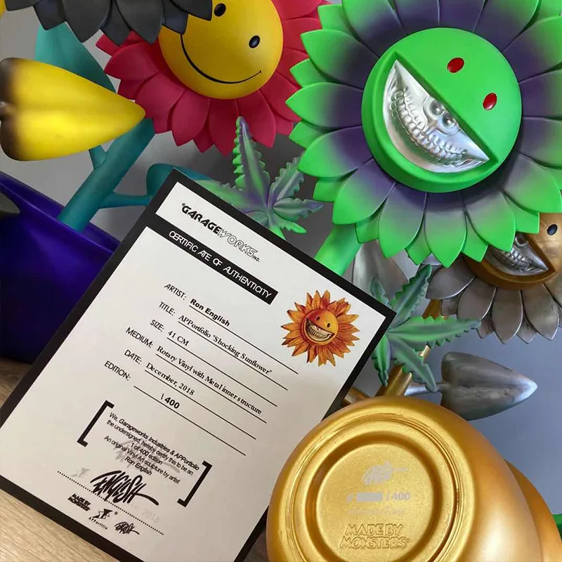 

Sunflower PVC Potted Sponge Baby Sunflower Buck Teeth Household Flower Pot Trend Decoration