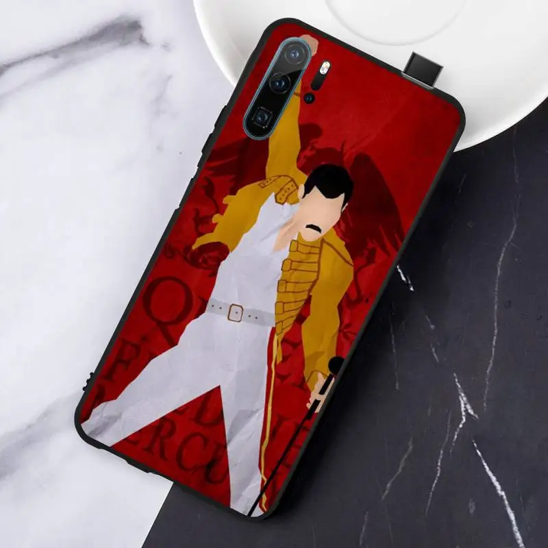 

Queen band singer Freddie Mercury high quality Phone Case shell For Huawei honor Mate P 10 20 30 40 Pro 10i 9 10 20 8 x Lite
