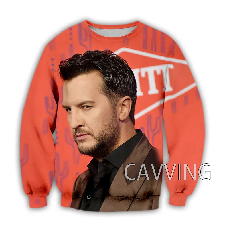 

New Fashion Women/Men's 3D Print Luke Bryan Crewneck Sweatshirts Harajuku Styles Tops Long Sleeve Sweatshirts