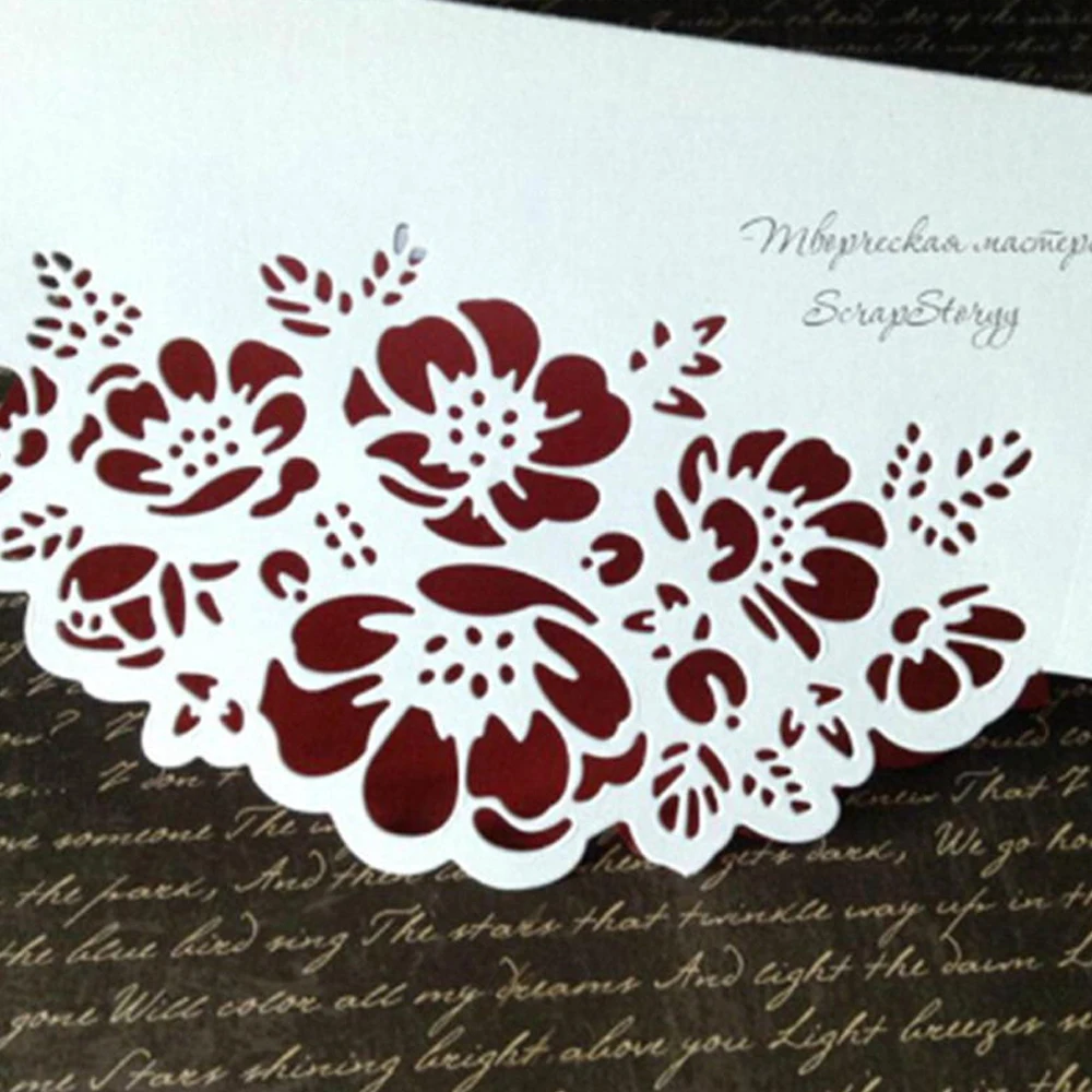 Металлические Вырубные формы Рождественская рамка для изготовления открыток