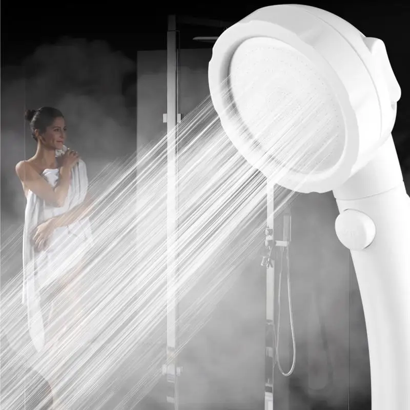 Насадка для душа высокого давления с 3 режимами работы регулируемая насадка