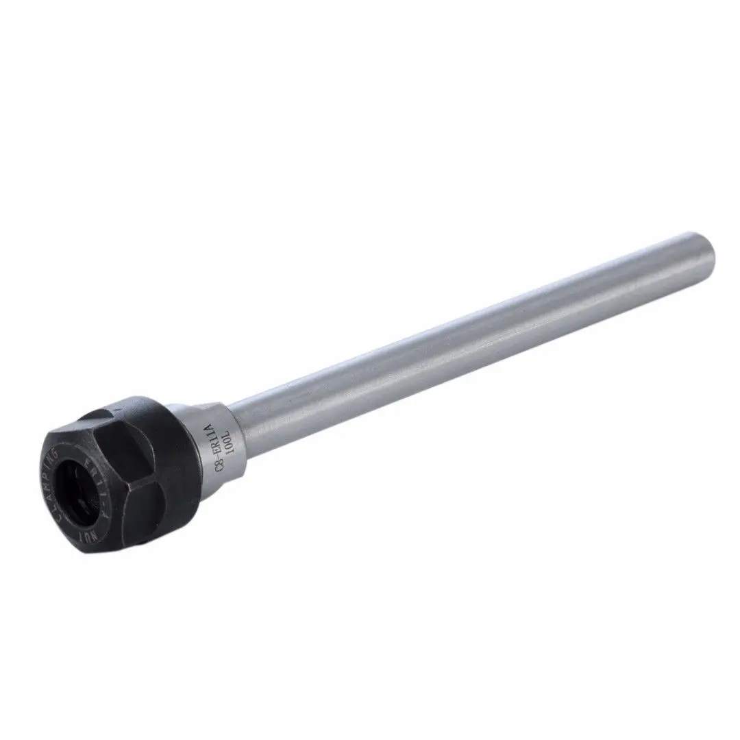 

C8 ER11A 100L Collet Straight-shank Chuck Holder CNC Milling Extension Lathe Rod