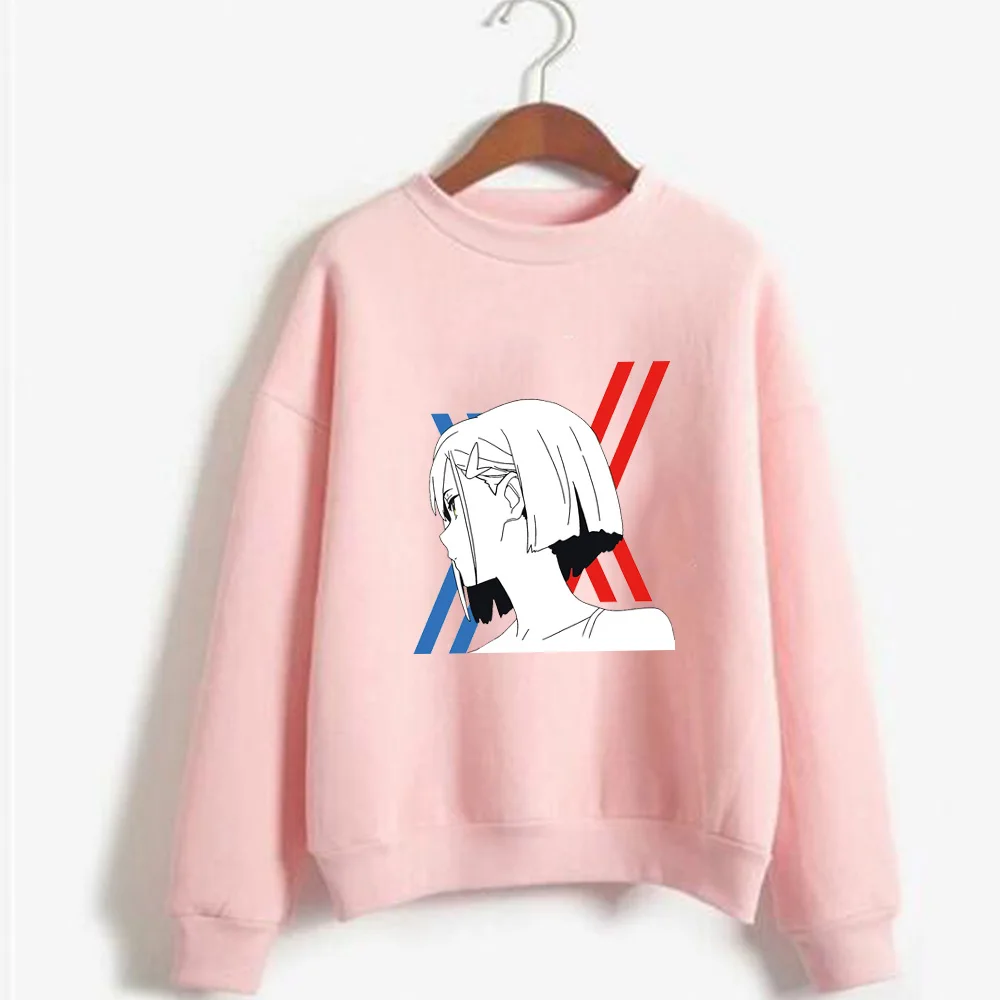 

Darling in the Franxx Hoodie Anime Fashion Loose Long Sleeves Woman Cloth