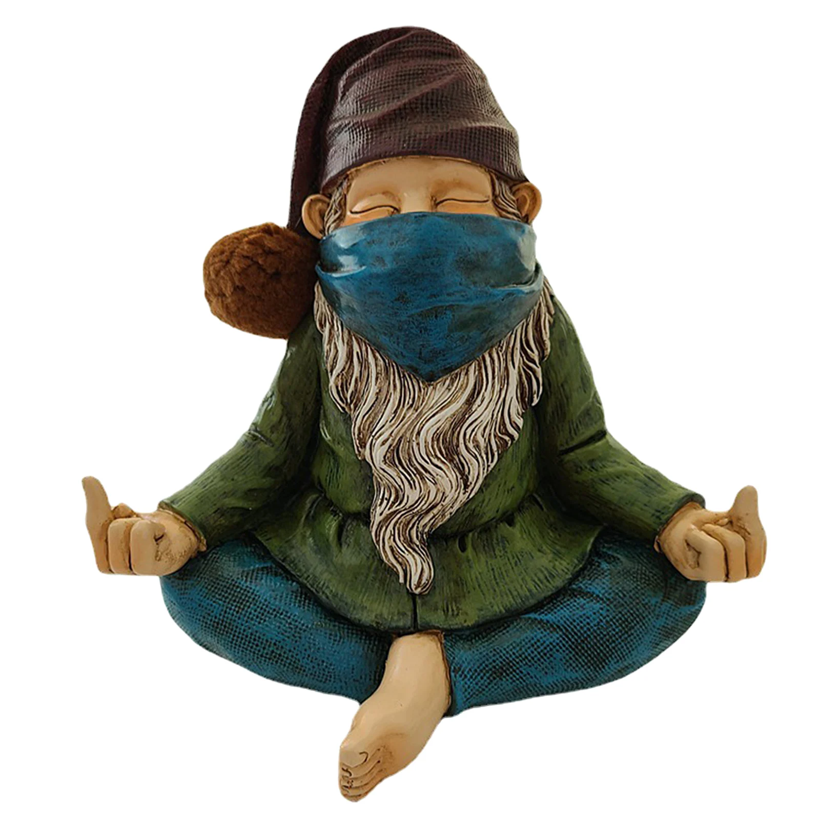

Resin Garden Gnomes Naughty Statue 7 Inches Tall Decorative Decorations