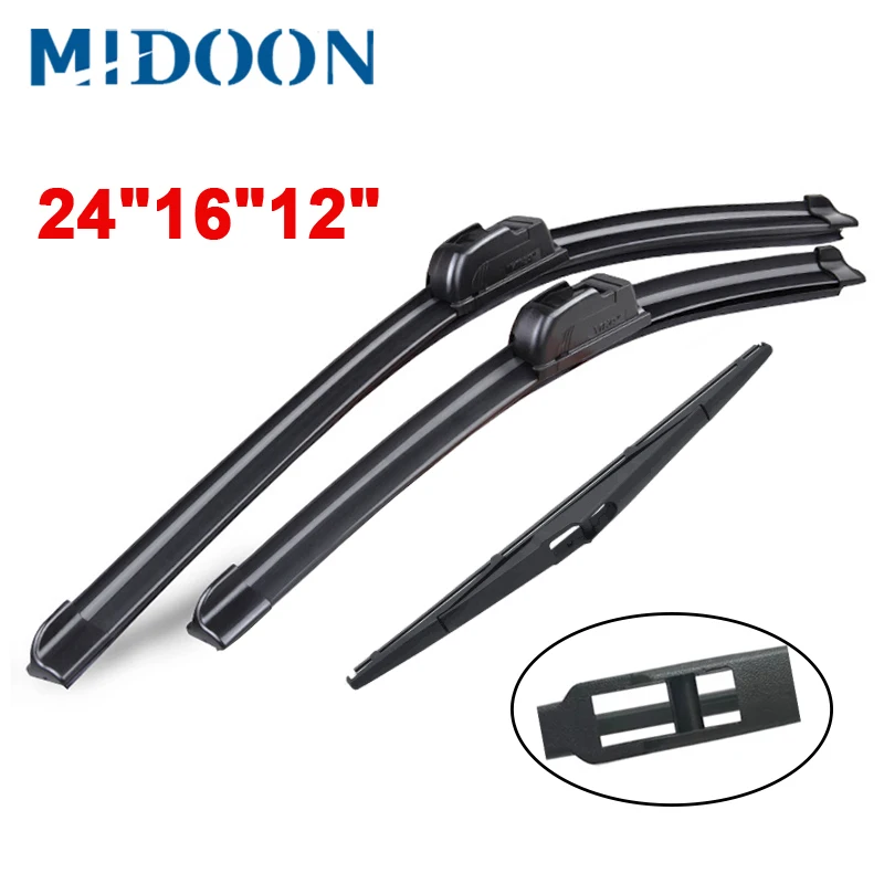Набор щёток стеклоочистителя MIDOON для Vauxhall Opel Antara Holden Captive A5 2006-2017 Maxx 24/16/12 дюймов A3 |