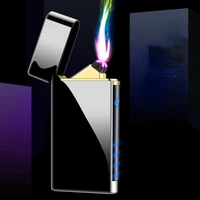 double arc lighter pound sound electric lighter usb plasma lighter accesoires windproof fmaleless encendedores modern simplicity