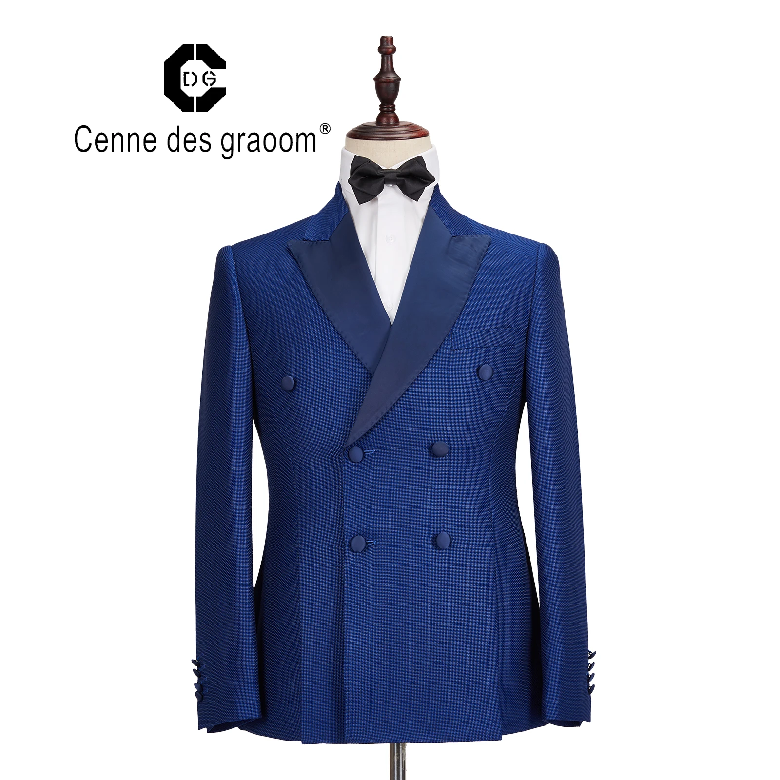 Cenne Des Graoom новый мужской костюм блейзера и штанов сделанный на заказ 2 шт плед