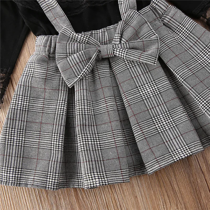 Осенне-весенняя Одинаковая одежда милый комплект в клетку для братьев и сестер