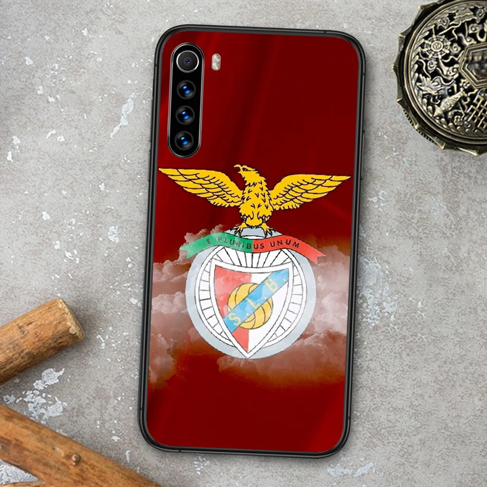 

Portugal Soccer Benfica Phone Case For Xiaomi Redmi Note 7 8 8T 9 9S 4X 7 7A 9A K30 Pro Ultra black Funda Painting Waterproof
