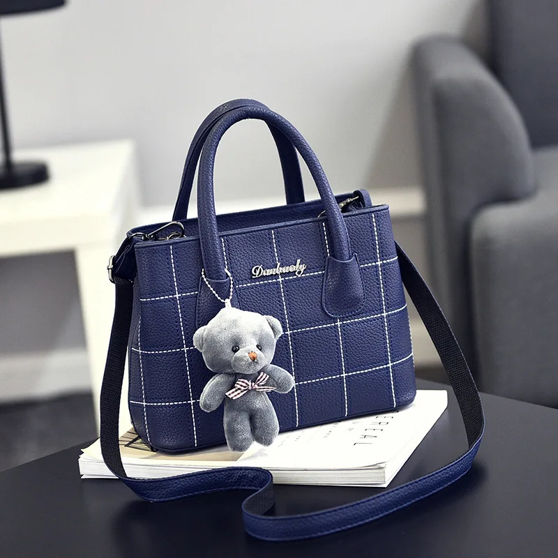 

Pink Women's Shoulder Bag Simple Wild Blue Messenger Bags PU Leather Fashion Brand Purple Crossbody Handbag Lady Red Small Totes