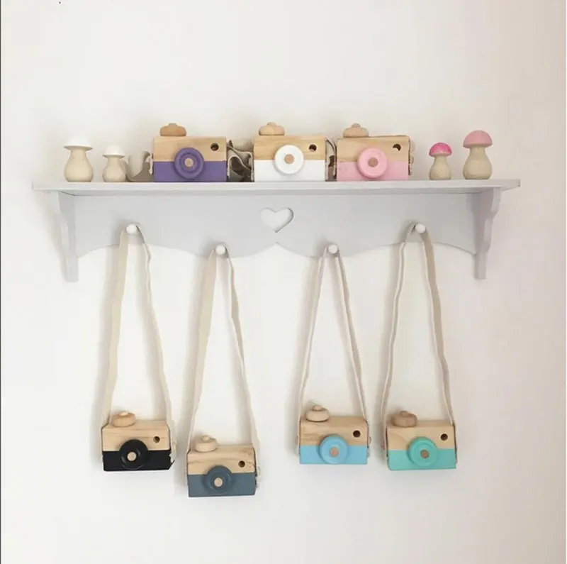 Let's Make 1 шт. деревянные детские игрушки Модная камера Деревянные Подвески