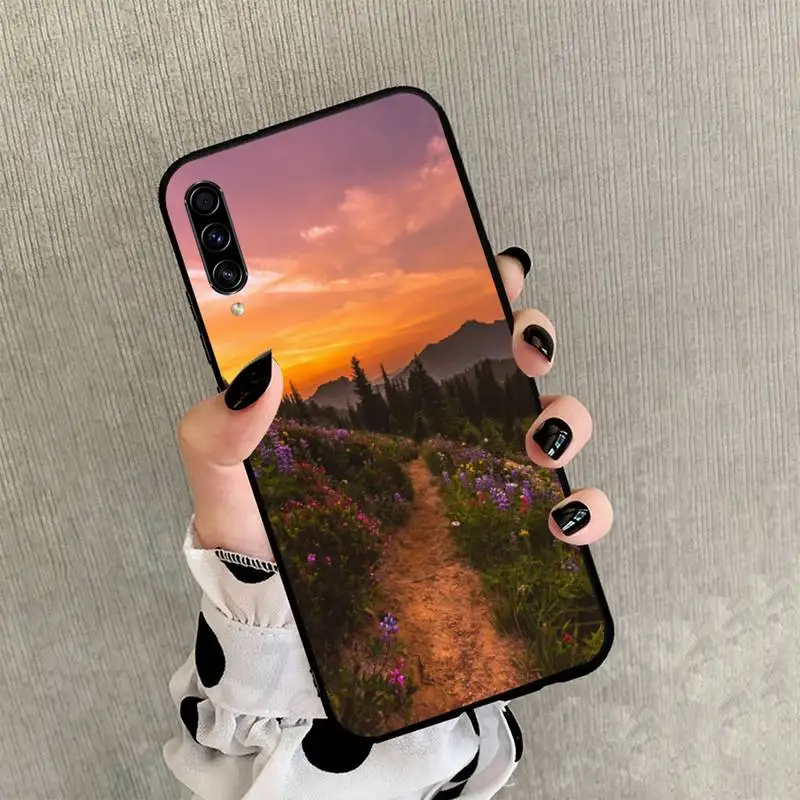 

Lavender Lavender purple flower plant Phone Case For Samsung Galaxy A 3 6 7 8 10 21 01 11 31 91 10S 20S 30S 50S PLUS