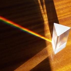 Призма треугольная прецизионная из оптического стекла K9, 30*30*60 мм, для изучения физики, обучения, Спектра Света, Призма