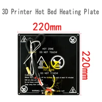 3d printer accessories parts rapid temperature rise aluminum alloy heating plate suitable for hot bed with size 220mm220mm