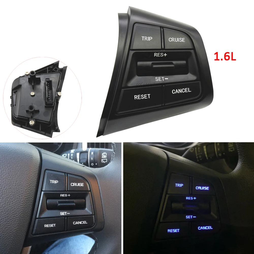 

Right Side Cruise Control Buttons Remote Control Steering Wheel Button Switch For Hyundai ix25 1.6 / for creta 2.0