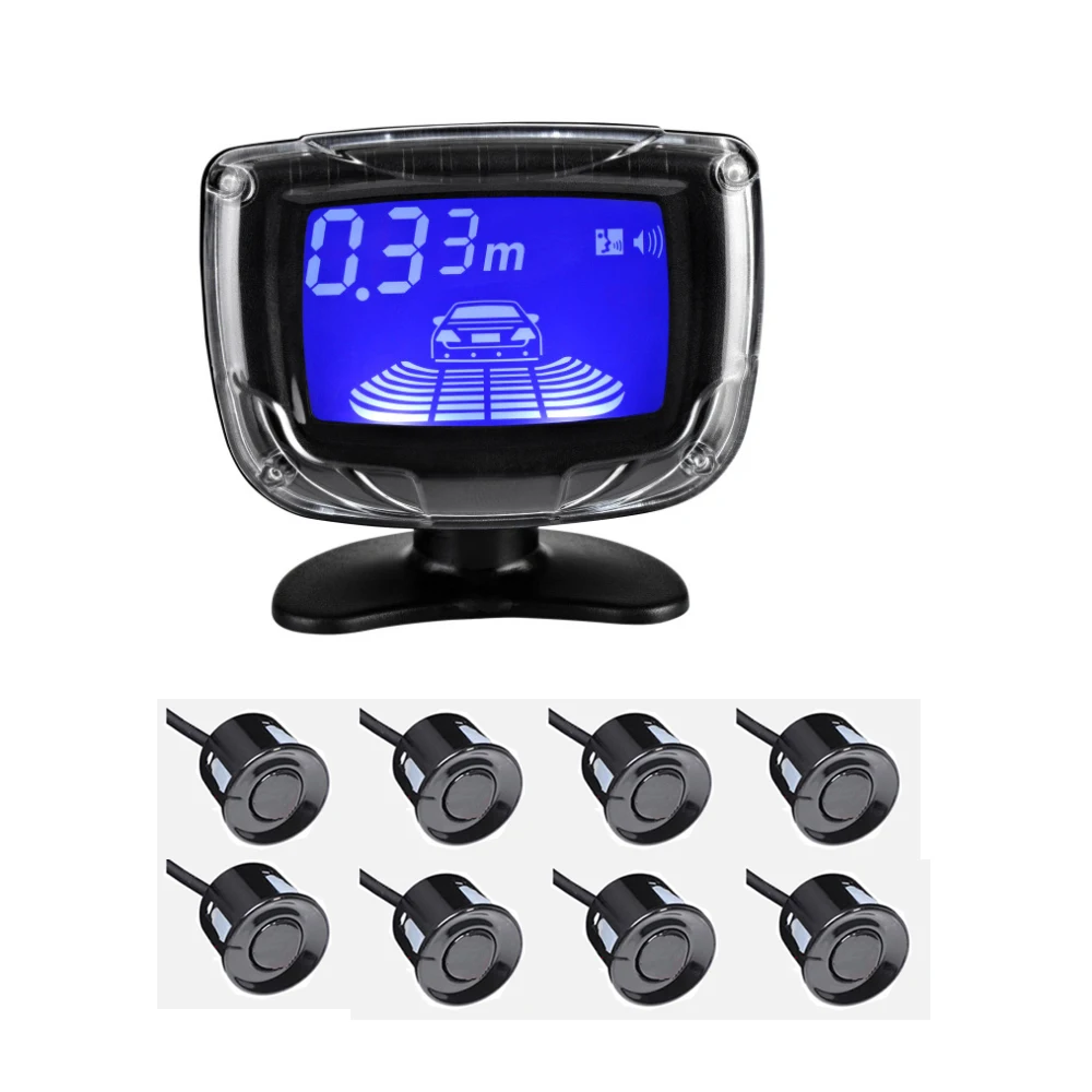 Автомобильный парктроник парковочный датчик 8 сенсоров автомобильная система