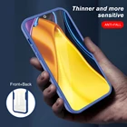 Чехол с полным покрытием 360 градусов для Xiaomi Poco M3 Pro, передний и задний Чехол для Redmi Note 10, 10s, Mi 11, X3 Lite, прозрачный защитный чехол для телефона