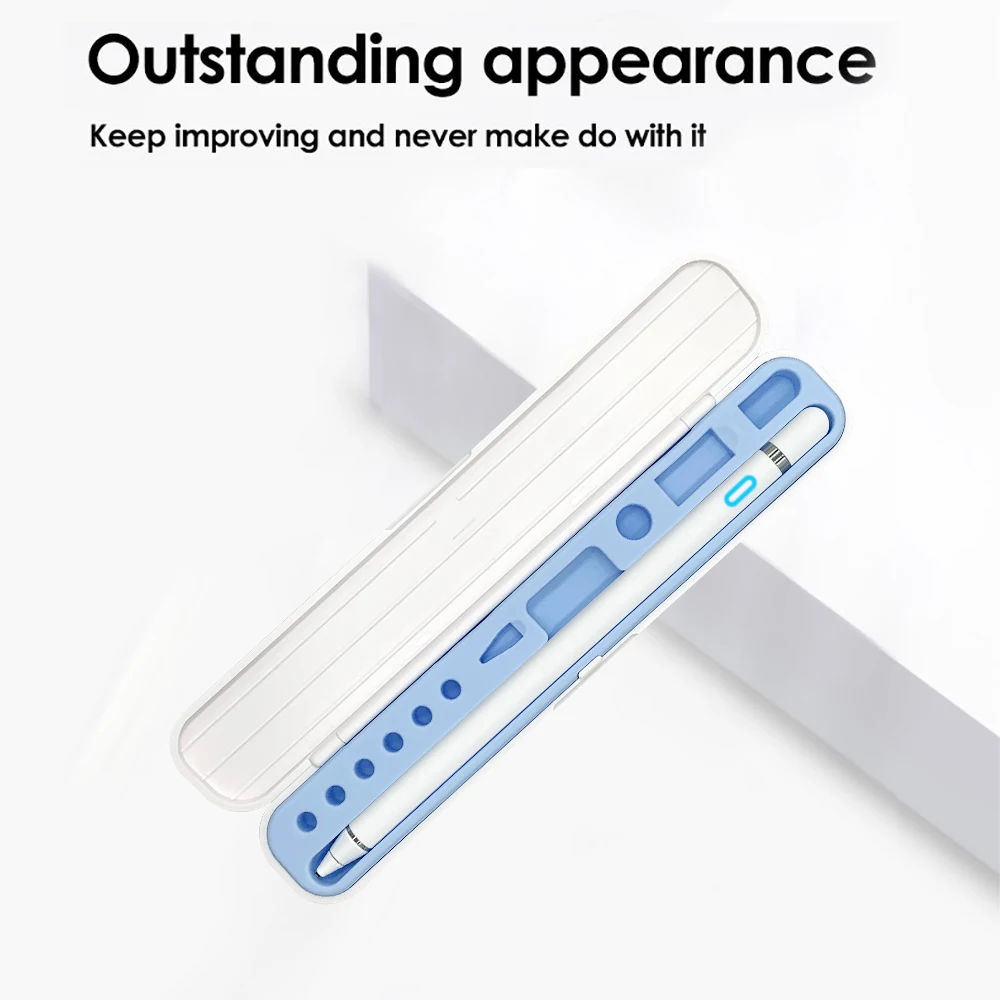 

Portable Pencil Holder Case For Apple Pencil Storage Box Hard Cover For Stylus Pencil Apple Pencil accessories