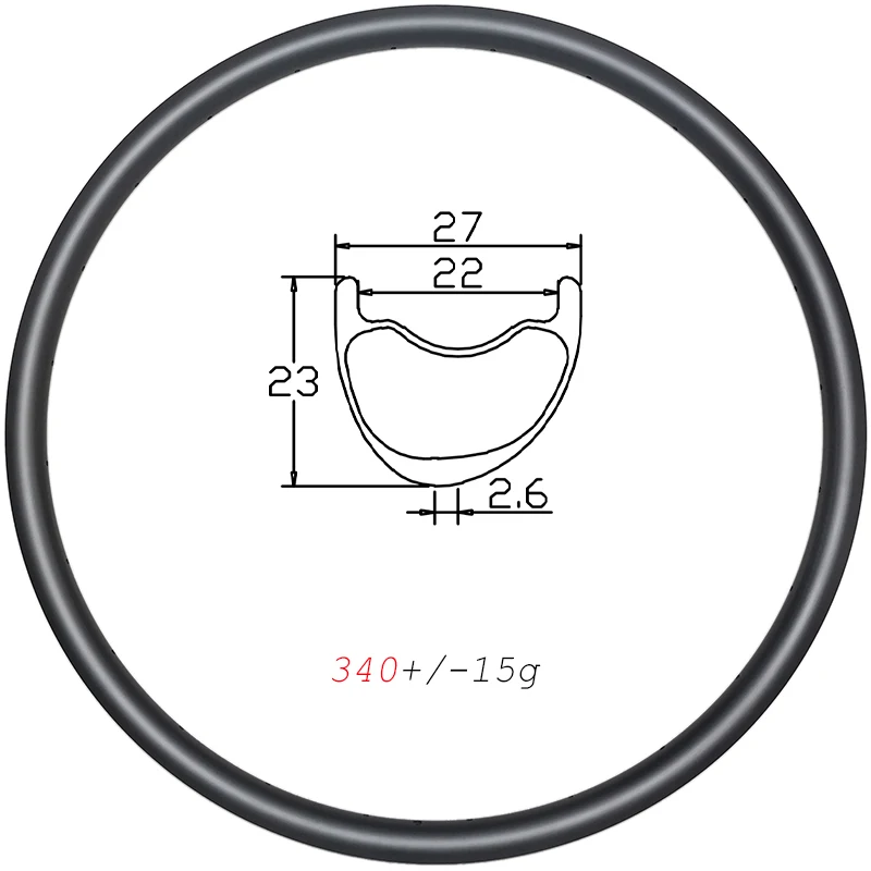 

340g MTB XC corss country 27 мм широкий карбоновый обод 29er клинчерный бескамерный диск 23 мм глубокие 29 дюймов колеса 24H 28H 32H 36H UD 3K 12K