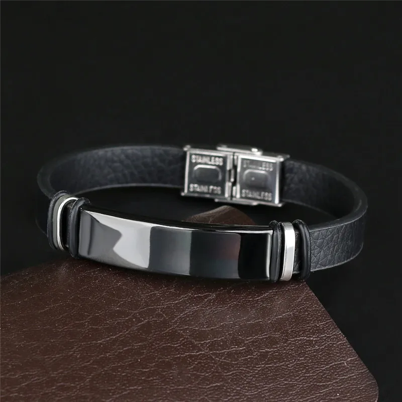 Мужская неприметная обувь пряжки ювелирные изделия браслет из нержавеющей стали