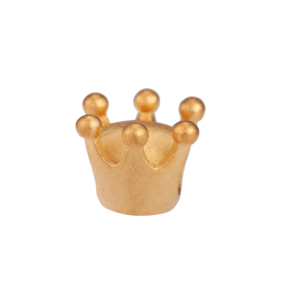 

1Pcs 8mm Gold Royal Crown Spacer Beads 24K Yellow Gold Filled For DIY Necklace Jewelry Making Findings Accessories Supplies