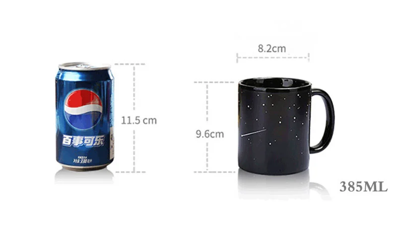 Керамические чашки в новом стиле кружка меняющая цвет кружки для молока и кофе - Фото №1