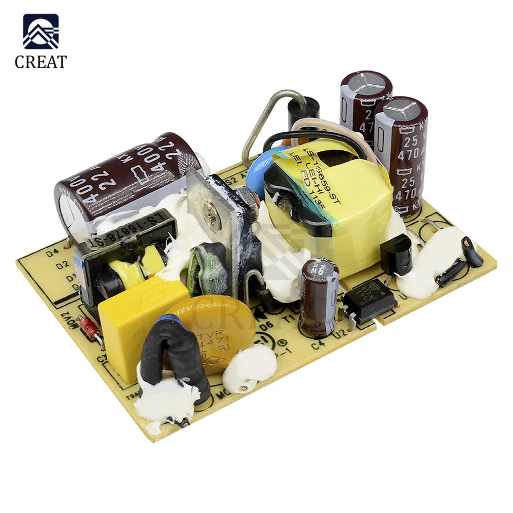 AC-DC 12V 2A Switching Power Supply Module DC Voltage Regulator Switch Circuit Bare Board Monitor LED Lights 110V 220V SMPS