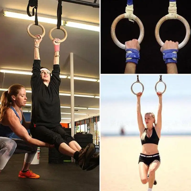 

1 Piece 32mm Wooden Rings, Birch Rings For Gymnastics and Rings, Fitness Sports Wooden Fitness, and Products V8B1