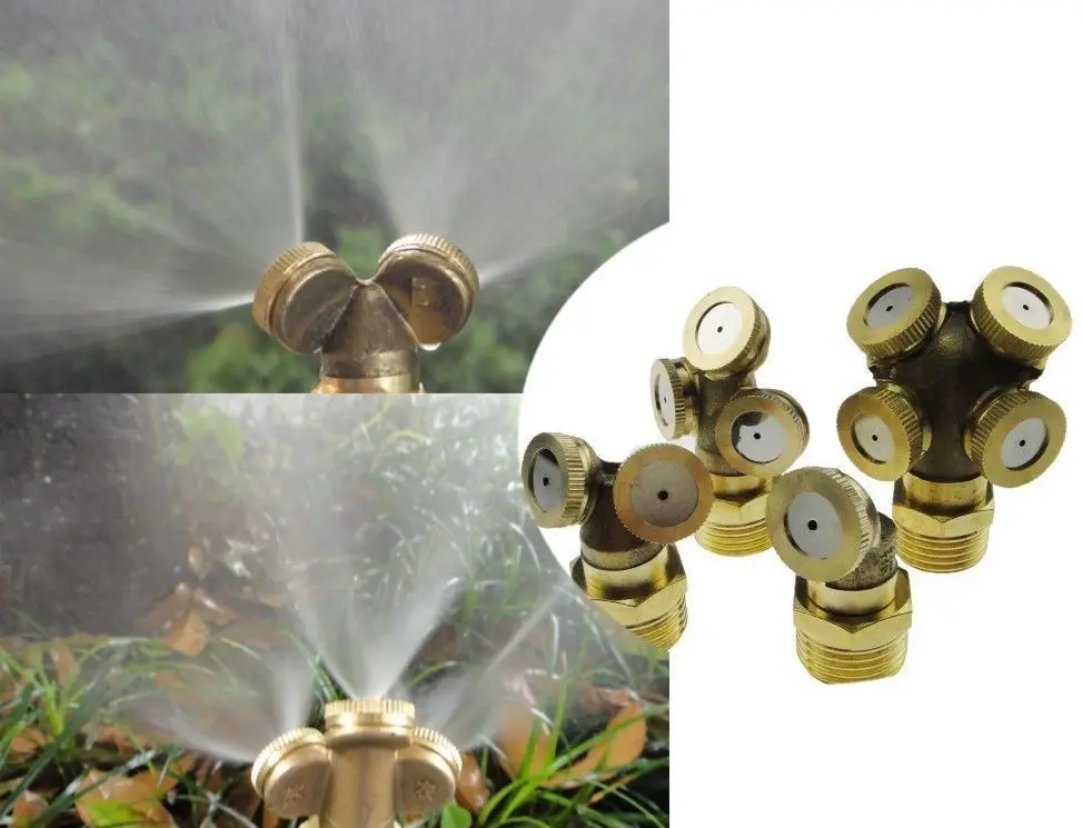 Регулируемая латунная насадка для распыления садовых разбрызгивателей фитинг