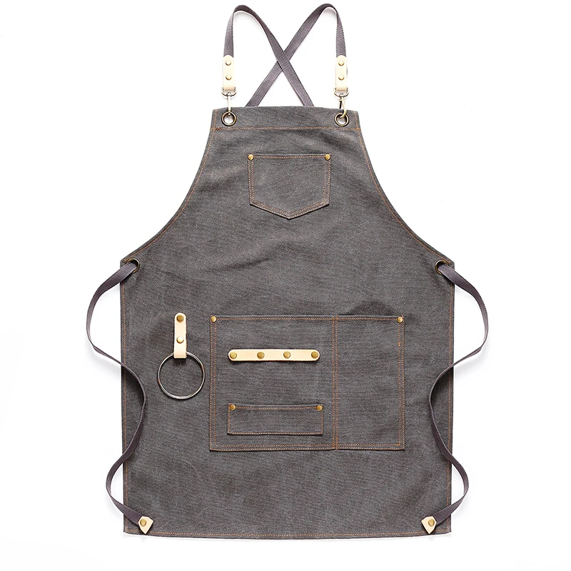 Барбекю парусиновый фартук DEETRUST нагрудник кухонный шеф повара для женщин и