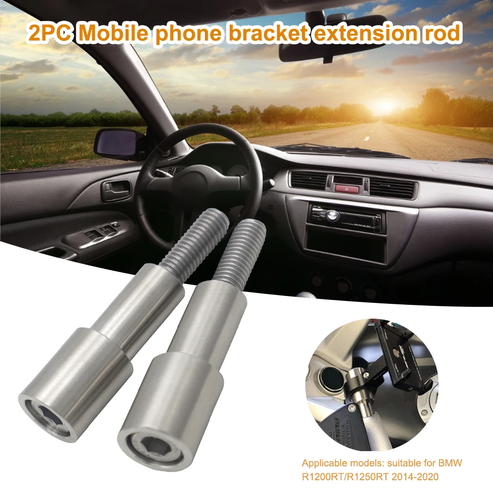 

2pcs Mobile Phone Bracket Extension Rod Support Mobile Phone GPS Bracket for BMW K1600gt K1600gtl K1600b R1200rt 2014-2020