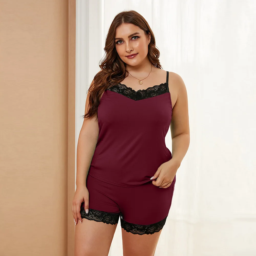 4XL 5XL Plus Size Women  Summer Pajama Sets Nice Short Sleeve Pajamas Soft Printing Pyjamas Sleepwear Autumn Homewear