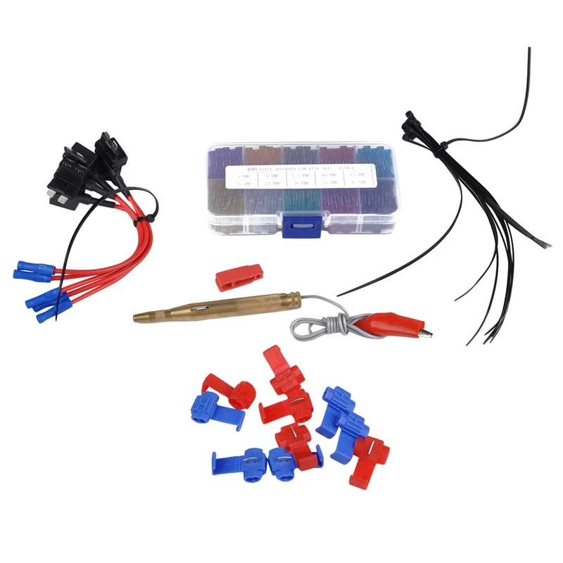 100Pcs Blade Fuse Box Auto for Motorcycle Truck Car Boat 3A 5A 7.5 10A 15A 20A 25A 30A 35A 40A | Автомобили и мотоциклы