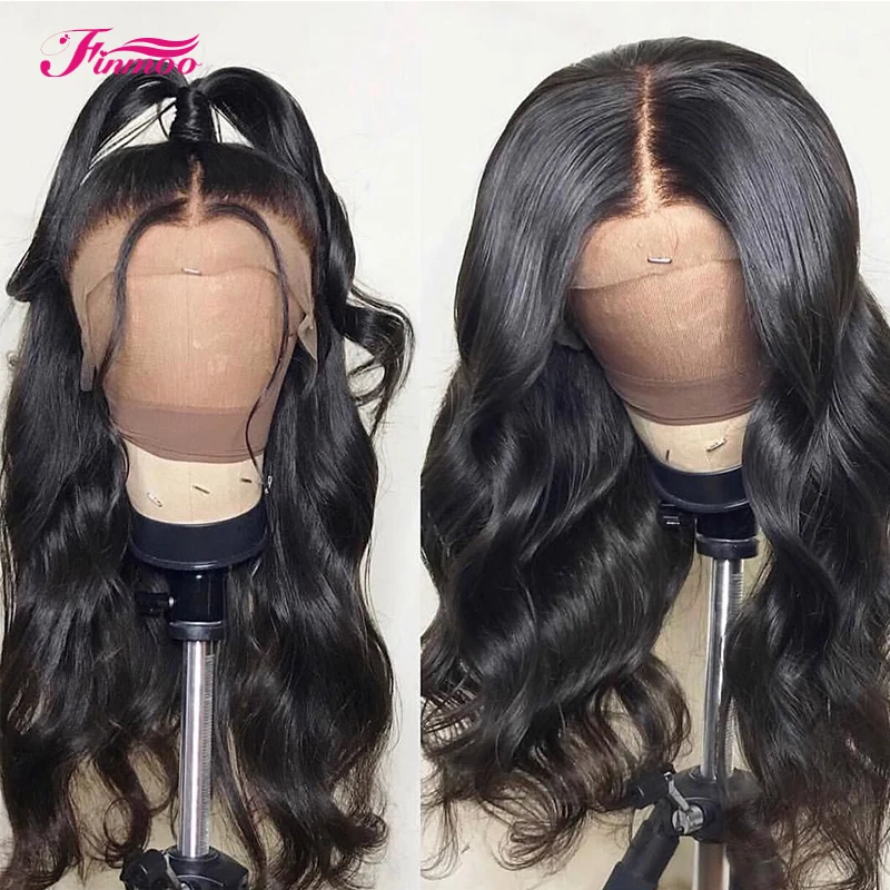 Объемная волна 370 Синтетические волосы на кружеве al парики из натуральных волос