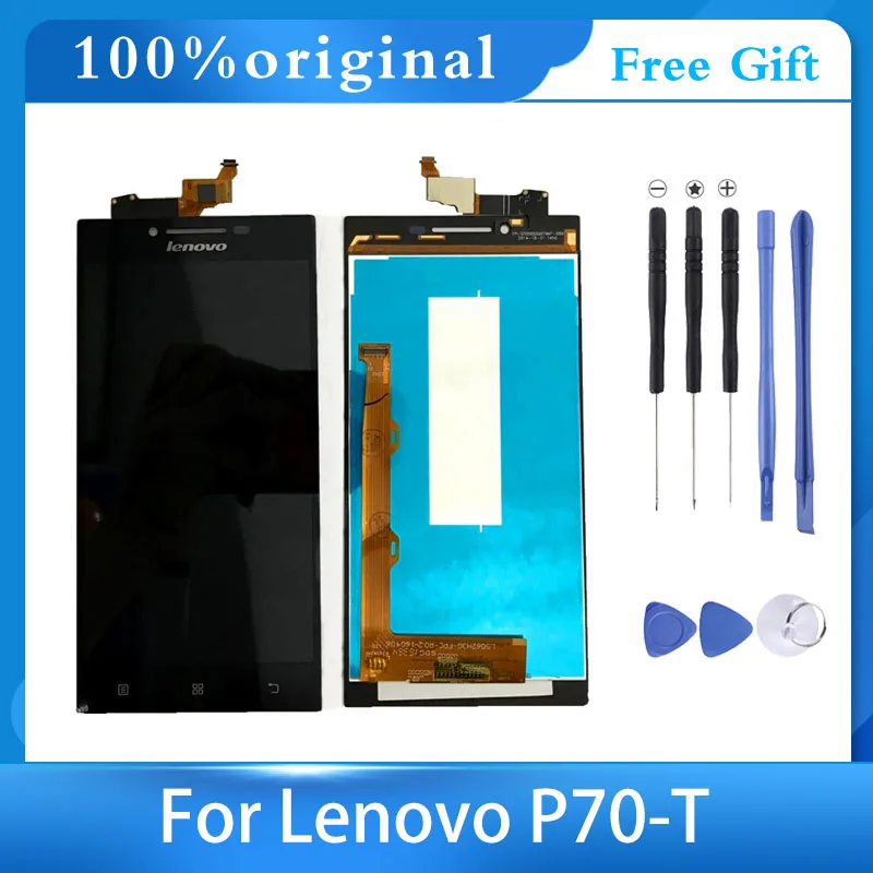 

100% Original NEW LCD Display Touch Screen Digitizer Assembly For LENOVO P70 A P70-A P70A P70t Phone Sensor Parts