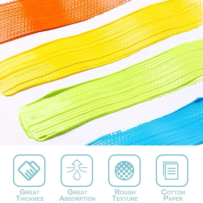 

120 Sheets of Sketch Paper/Gouache Paper/Watercolor Paper/Mark Color Lead Drawing Paper/Sketch Paper Size 14InX10In