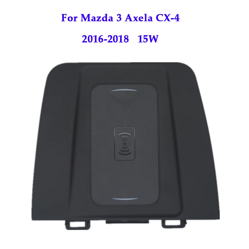

Wireless Charger for Mazda 3 Axela CX-4 car 15W QI fast Charging plate for iPhone11 Accessories Console 1Set Panel for Mazda 3