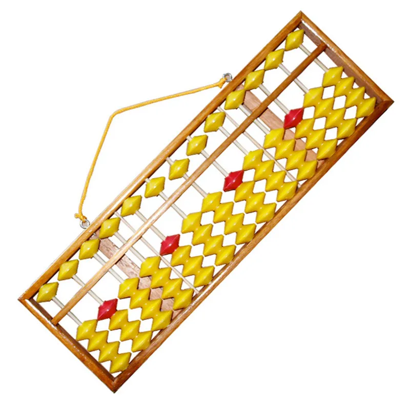Деревянный Абакус нескользящий инструмент для расчета китайской математики 13