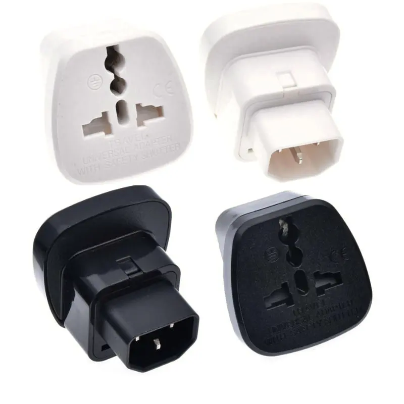 Универсальный адаптер для штепсельной вилки IEC320 C14 125 ~ 250 В предохранительный