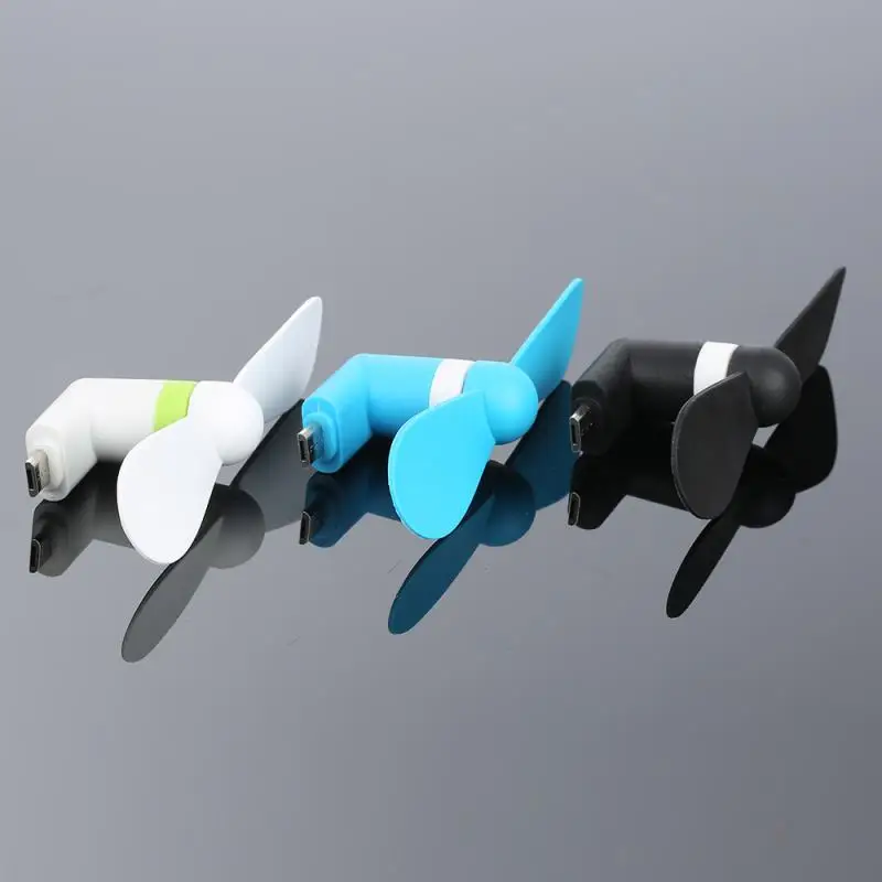 Портативный мини-вентилятор для телефона Micro USB Охлаждающий вентилятор